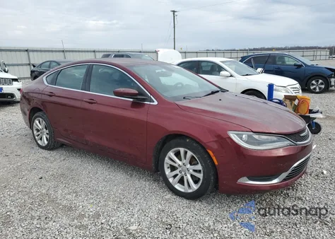2015 Chrysler 200 Limited из США, поврежденный, VIN 1C3CCCAB2FN633539